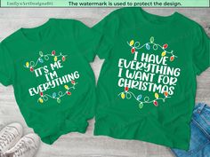 I Have Everything I Want For Christmas It's Me I'm Everything Christmas Couple Shirt, Matching Christmas Couple Shirts, Christmas Pajamas    Welcome to my shop and enjoy all the wonderful and original shirts that I will be making for you. You have come to the right Etsy shop, if you are looking for themed shirts, that are a great for everyone. I have for you some nice Funny shirts, Party shirts, Movie shirts, Themed Music shirts, great Sports shirts, Gaming shirts, Geek shirts. You can even find I Have Everything I Want, Christmas Couple Shirts, Everything Christmas, Music Shirts, Geek Shirts, Couple Pajamas, Honeymoon Shirts, New Years Shirts, Popular Shirt