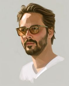 vector, vexel, art, digital, drawing, keanu reeves, illustration, visual,