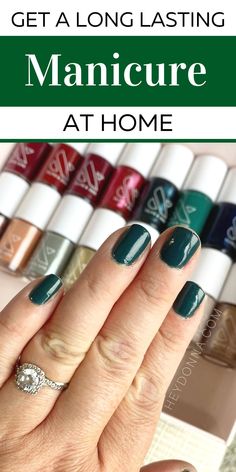 Do it yourself long lasting manicure at home. Get a gel like finish and long-lasting mani with my favorite polish. Find out how to save 20% too! Long Lasting Manicure, Olive And June, Be Dangerous, Manicure At Home, Mom Hacks, Mom Help, The Hype, Nail Polishes, Gel Manicure