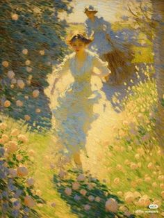 Best Painting Ever, Impressionist Painters, Modern Impressionism, Old Paintings, Impressionist Art, Impressionist Paintings, Romantic Art, Ethereal Art, Dreamy Art