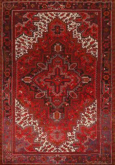 ad eBay - Geometric Red Heriiz Tribal Traditional Handmade Room Size Area Rug 8x10 Carpet - Buy Now, click the link (eBay) Iranian Carpet, Indian Carpet, China Russia, 8x10 Rugs, Room Size, 8x10 Area Rugs, Traditional Rugs, Turkish Rugs, Tibet