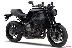 a black motorcycle is shown on a white background