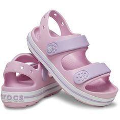 Let your littles play the day away in the Crocband Cruiser Sandal. This everyday sandal is everything you loved about our Crocband sandal, with a better fit, adjustability, and toe bumper, allowing for security on the go from the playground to the pool. Plus, what kid wouldn’t want to add some personality with Jibbitz charms? Everyday Sandals, Pink Tweed, Footbed Sandals, Girls Shoes Kids, Open Toe Shoes, Round Toe Heels, Velcro Straps, Kid Shoes, Girls Shoes