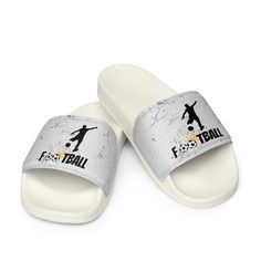 A must-have for the summer: these women's slides. A pair of these will keep you comfy throughout your day of beach or pool activities, thanks to the cushioned upper strap and the textured footbed.  * Cushioned and durable faux leather upper strap * Lightweight polyurethane (PU) outsole * Contoured, textured footbed * Stitched around the upper perimeter for extra durability * Spot clean only * Printed, cut, and handmade * Blank product sourced from China Important: This product is available in the following countries: United States, Canada, Australia, United Kingdom, New Zealand, Japan, Austria, Andorra, Belgium, Bulgaria, Croatia, Czech Republic, Denmark, Estonia, Finland, France, Germany, Greece, Holy See (Vatican city), Hungary, Iceland, Ireland, Italy, Latvia, Lithuania, Liechtenstein, Pool Activities, Womens Slides, Tongs, Estonia, Lithuania, Latvia, Charlotte Nc, Flip Flop Sandals, Iceland