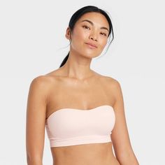 Read reviews and buy Women's Seamless Bandeau Bra - Auden™ Pink XS at Target. Choose from contactless Same Day Delivery, Drive Up and more. Wireless Strapless Bra, Bra Measurements, Target Clothes, Bandeau Bra, Sewing Party, Bra Shop, Strapless Bra, Bra Styles, Ulta Beauty