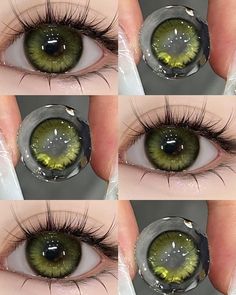 Anime Eye Contact Lenses, Contact Eye Color Lenses, Cute Contact Lenses, Makeup Ideas For Summer, Brown Short Bob, Rare Eye Colors, Cool Contacts, Eye Lens Colour, Colored Eye Contacts