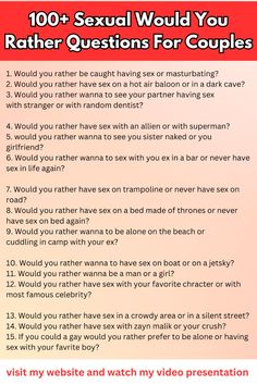 1000+ Would you rather questions for couples from funny to dirty edition Would You Rather Questions For Adults Dirty Jokes, Would You Rather Questions Dirty, Dirty Questions For Couples, Dirty Questions, Fun Relationship, Good Truth Or Dares, Hero Instinct