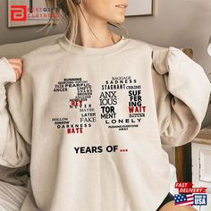 Nf Hope Rap T-Shirt Sweatshirt Hoodie Retro 90S Shirt Track Song Merch Classic Check more at https://bestgiftclothing.com/product/nf-hope-rap-t-shirt-sweatshirt-hoodie-retro-90s-shirt-track-song-merch-classic/ Polyester Sweater, 90s Shirts, Sweatshirt Vintage, Star Shirt, Albert Einstein, Vintage Sweatshirt