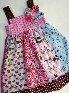 Dotty Fabric, Homemade Dress, Cotton Frocks, Cupcake Dress, Fabric Skirt