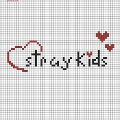 Stray Kids Pixel Grid, Cross Stitch Patterns Aesthetic, Stray Kids Crochet Pattern, Stray Kids Cross Stitch, Skz Crochet Pattern, Matching Crochet Ideas, Stray Kids Crochet