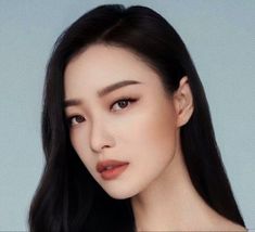 Eye Makeup For Asians, Classic Makeup Archetype, Korean Ladylike Makeup, Autumn Wedding Makeup, Asian Makeup Monolid, Ni Ni Actress, Asian Skin Tone, Monolid Makeup, Pale Makeup