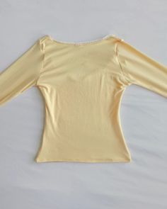 Dylan long sleeve top (Butter yellow) – Bit By Angie Yellow Long Sleeve Shirt, Room Items, Yellow Clothes, Yellow Long Sleeve, Butter Yellow, Yellow Top, Yellow Sweater, Simple Trendy Outfits, Yellow Fashion