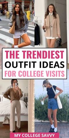 College Parents Weekend Outfit, Good Outfit Ideas, College Tour Outfit, Degree Outfit, Orientation Outfit, College Visit, Trendy Outfit Ideas