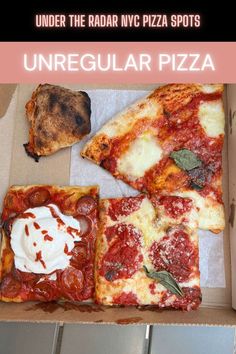 Unregular Pizza in NYC Union Square Nyc, Union Square, French Toast, Click Here, Toast, Square