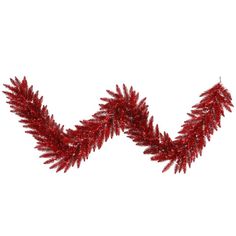 K165214 Holiday/Christmas/Christmas Wreaths & Garlands & Swags Red Garland, Pre Lit Garland, Lighted Wreaths, Traditional Wreath, Holiday Picks, Modern Holiday Decor, Christmas Tinsel, Artificial Christmas Garland, Christmas Decorations Garland