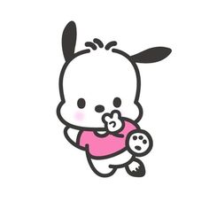 a drawing of a bunny holding a baby