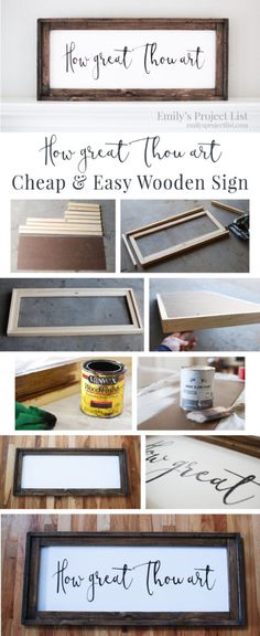 how to make a diy wood sign with chalk paint and some stencils