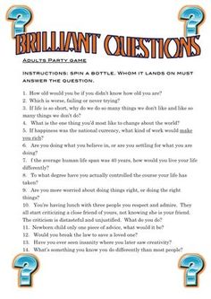 an image of a question paper with the words brilliant questions