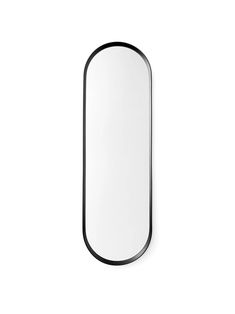 an oval mirror is shown against a white background