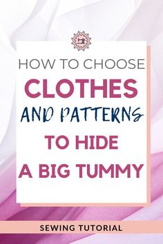 Big Tummy, Big Stomach, Plus Size Sewing, Beginner Sewing Projects Easy, Easy Sewing Patterns, Sewing Lessons, Fashion Sewing Pattern, Sewing Projects For Beginners