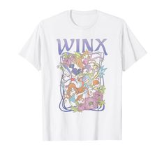 PRICES MAY VARY. Officially Licensed Winx Club Apparel for Men - Women - Boys and Girls; Winx T-Shirts; Fairy T-Shirts; Magic T-Shirts; Friendship T-Shirts; Magical Girl T-Shirts; Musa T-Shirts; Flora T-Shirts; Tecna T-Shirts; Stella T-Shirts; Bloom T-Shirts; 23WINX00063A-001 Lightweight, Classic fit, Double-needle sleeve and bottom hem Winx Club T Shirts, Fairy Poses, Spring Y2k Hello Kitty T-shirt, Tinkerbell T Shirt, Cheap Purple Graphic Tee T-shirt, Floral Portrait, Las Winx, Affordable White T-shirt With Unicorn Print, Club Shirts