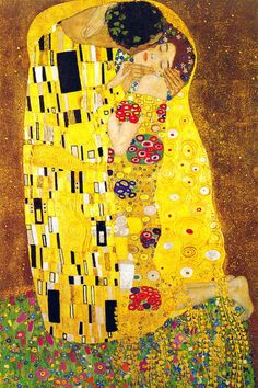 the kiss by klimt painting on canvas