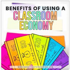 the benefits of using a classroom economy book to teach children about money and how they can use it