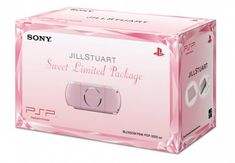 the box for the pink playstation game system