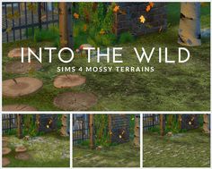 the video game into the wild sims 4 mossy terrains