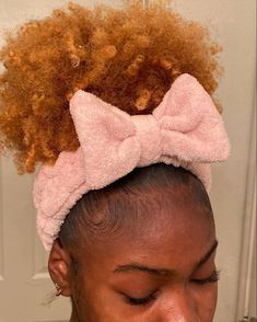 Hairstyle With Color, Pamper Day, Hair For School, Honey Brown Hair, Edges Hair, Quick Natural Hair Styles, Natural Hairstyle, Girls Natural Hairstyles