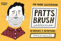 50 no-stretched (pattern-based) brushes for Adobe Illustrator. High quality in details but easy to handle! You will get a wide range of brushes - from inkers to ornamental brushes! - If you are using the CC version of Adobe Illustrator, you will have access to autogenerated corners, so you can make frames and sharp angles without messing. If you are using CS version of Illustrator, you don’t have corners (affects you when drawing rectangle frames) but there is a quick tutorial how to trick to Il Adobe Illustrator Brushes, Freebies Pattern, Illustrator Brushes, Vector Brush, Logo Font, Font Logo, Art Storage, Behance Project, Naive Art