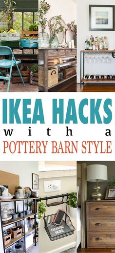 ikea hacks with pottery barn style