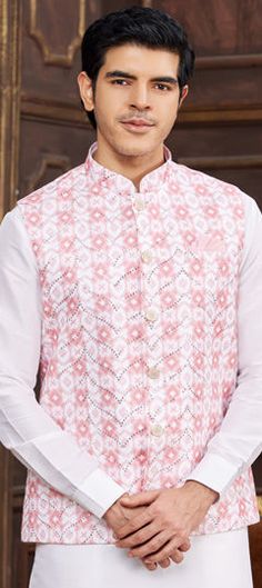 Multicolor color Nehru Jacket in Art Silk fabric with Digital Print, Sequence work Luxury Art Silk Nehru Jacket For Festive Occasions, Festive Luxury Art Silk Nehru Jacket, Reception Lehenga, Engagement Reception, Nehru Jacket, Sequence Work, Nehru Jackets, Color Art, Waist Chain