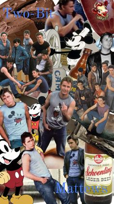 the collage shows many different people and their favorite things, including mickey mouses