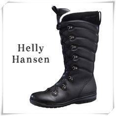 Helly Hansen Skuld 3 Leather Winter Shearling Boot In Black Size 6.5 Upper : Genuine Leather Color : Black Lace Up Upper Waterproof Leather Construction For A Sleek Look That Will Lock Out Water Snow-Proof Rip-Stop Fabric Construction For Durability And Weather Protection Faux-Fur Lining To Keep Your Feet Comfy And Warm Helly Grip Sole Provides Excellent Traction Lace-Up Front And Textured Exterior Pattern For A Chic Touch Of Style. Style 10746 Excellent Condition. Fabric Construction, Shearling Boots, Helly Hansen, Sleek Look, Winter Rain, Rain Boots, Black Lace, Faux Fur, Genuine Leather