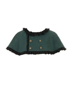 This price includes a cape only, others are not included.        	 		 			Size 			S 			M 			L 		 		 			Full Length 			28.5 			29.5 			30.5 		 		 			Hem Circumference 			160 			165 			170 		 		 			Neck Circumference 			58 			59 			61 Pigeon Costume, Cloak Outfit, Dresses Ruffles, Black And Green Dress, Op Dress, Leg Sleeves, Comfort Characters, Autumn Dress, Dress Coat