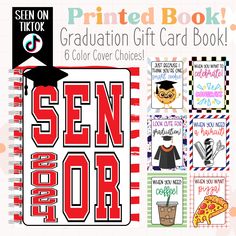 an image of a graduation gift card book