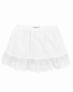 Organic Cotton Mini Skirt With Lace Trim And Tonal Satin Bow At Front.Made from 100% Organic Cotton   Model is 5'9" and wears size S. Item is true to size. View size guide here. The woven label is made from 100% organic cotton. The care label is made from PBAT+PLA and is compostable and degradable. Our swing tags are m Skirt Png, My Mum Made It, Skirt With Lace Trim, White Cotton Skirt, Cotton Mini Skirt, Lace Mini Skirt, White Lace Skirt, Skirt With Lace, White Mini Skirt