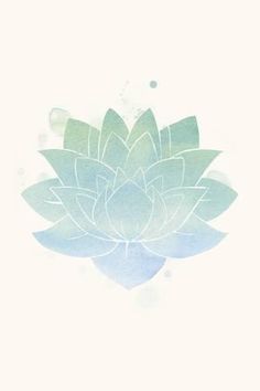 a watercolor painting of a blue lotus flower on a white background with the words,