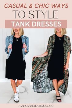 Discover How To Style A Women's Tank Dress For Everyday Wear with easy tips to elevate your wardrobe. This versatile Dress is a staple in Women's Fashion, perfect for creating a Casual Outfit that's stylish and comfortable. From layering to accessorizing, find inspiration for effortless daily looks. Casual Mom Style, Effortless Chic Style, Dress For Everyday, Night Out Outfit, Casual Chic Outfit, Fashion Tips For Women, Versatile Dresses, Affordable Clothes, How To Style