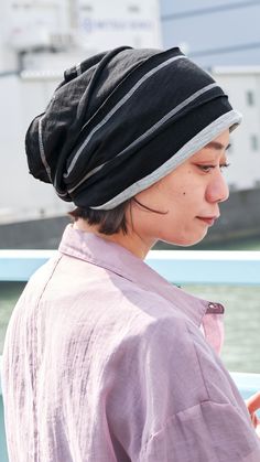 The main body and seam work are 100% cotton. So you won't experience scalp itching or irritation. Cotton is breathable and absorbent, so it will help contain sweat and moisture on the scalp. Cotton is insulating, storing, and releasing heat to keep you warm on cooler days while the seasons change. Black Beanie Bonnet For Outdoor, Black Breathable Beanie Hat, Black Beanie Bonnet, One Size Fits Most, Black Bonnet For Outdoor, One Size Fits Most, Unisex Black Beanie Hat, Men Japanese Style, Mens Beanies, Boho Beanie, Summer Beanie