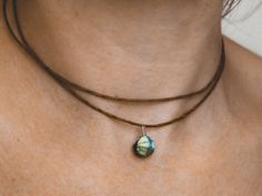 Raw Labradorite Crystal Choker, Raw Labradorite Necklace, Healing Crystal Choker, Delicate Crystal Necklace, Labradorite Gift - Etsy Raw Labradorite, Creative Imagination, Choker Handmade, Hand Wound, Perfect Gift For Girlfriend, Gemstone Choker, Choker Chain, Necklace Layered, Boho Choker