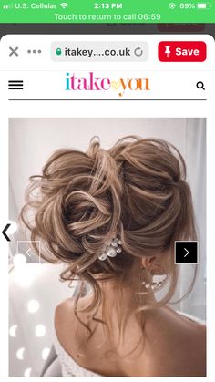 Wedding Hair, Wedding Hairstyles, Hair Cuts, Hair Styles, Hair, Beauty