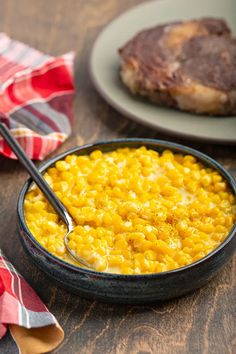 Creamed Corn | One of my favorite holiday side dishes! Super creamy, sweet & ready in 30 minutes. This is my take on Lawry’s recipe. #lawrys #copycatrecipe #creamedcorn #corn #sidedish #dinner #dinnerrecipe #holidayrecipe #christmas #thanksgiving #easyrecipe | The Missing Lokness