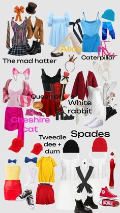 the different types of clothes and shoes are shown in this poster, which shows how to wear them