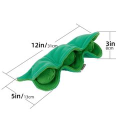 an image of a stuffed animal sleeping bag with measurements for the size and length chart