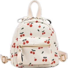 Trendy Shoulder Bag Backpack For Spring, Trendy Summer Standard Backpack, Casual Standard Backpack For Spring, Cute White Summer Backpack, Trendy Spring Backpack, Cute School Bags For Spring, Trendy White Backpack For Spring, Student Backpack For Spring, Spring School Shoulder Bag With Zipper Closure