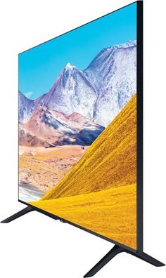 an image of a flat screen tv with mountains in the background