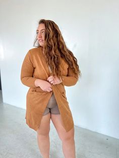 Her Universal Sweater - Reflection - Wolfness Athletics Fitted Sweater Coat With Pockets For Layering, Stretch Wrap Outerwear For Fall, Brown Stretch Outerwear For Layering, Body Sweat, Sweat Set, Morning Walk, Anti Wrinkle, Fitness Journey, Cardigan Sweater