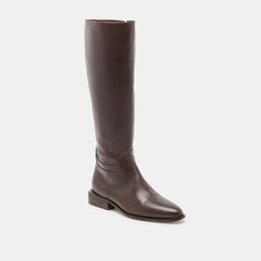 VERDI BOOTS WALNUT LEATHER – Dolce Vita Wide Calf Riding Boots, Loafer Sneakers, Wide Calf Boots, Riding Boot, Wide Calf, Calf Boots, Sneaker Shopping, Sneaker Boots, Knee High Boots